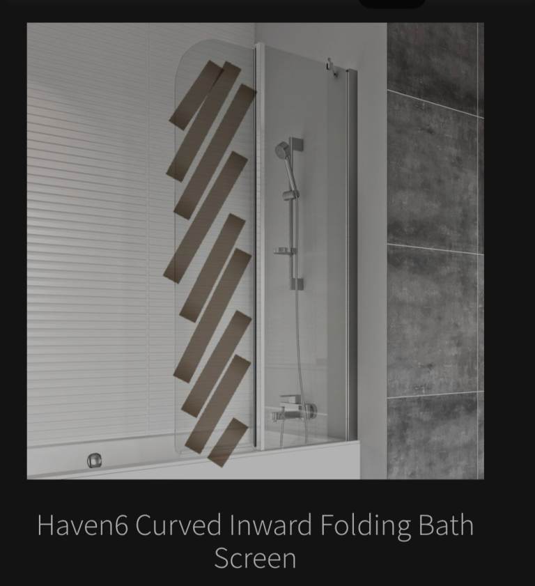 Roman glass shower screen READ DESCRIPTION 