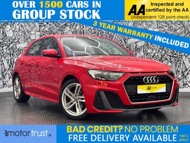2019 Audi A1 1.0 TFSI 30 S line Sportback 5dr Petrol Manual Euro 6 (s/s) (116 ps) Hatchback Petro...