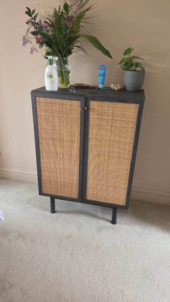 Rattan cupboard 