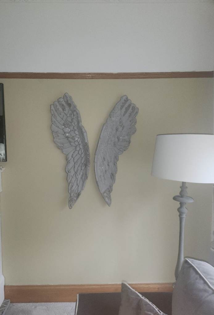 Angels wings wall art pieces 