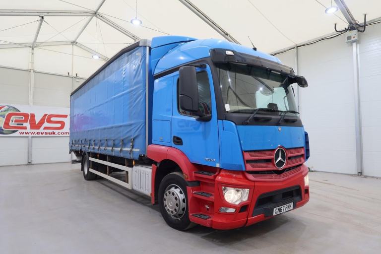 2018 (67 PLATE) Mercedes Benz  Antos 1824 4x2 Euro 6 Curtainsiders
