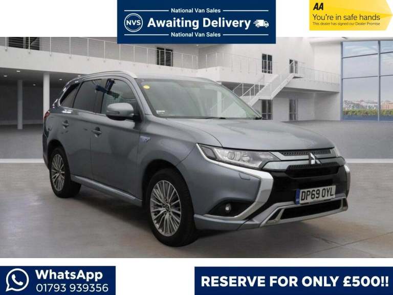 2019 Mitsubishi Outlander 2.4h TwinMotor 13.8kWh Reflex Plus CVT 4WD Euro 6 (s/s) 5dr PANEL VAN P...