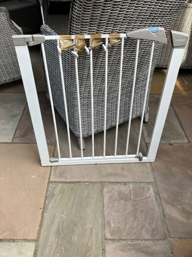 Baby Safety Gate – White, Good Condition