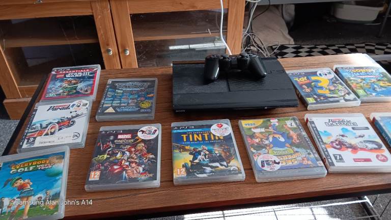 Playstation 3 with games