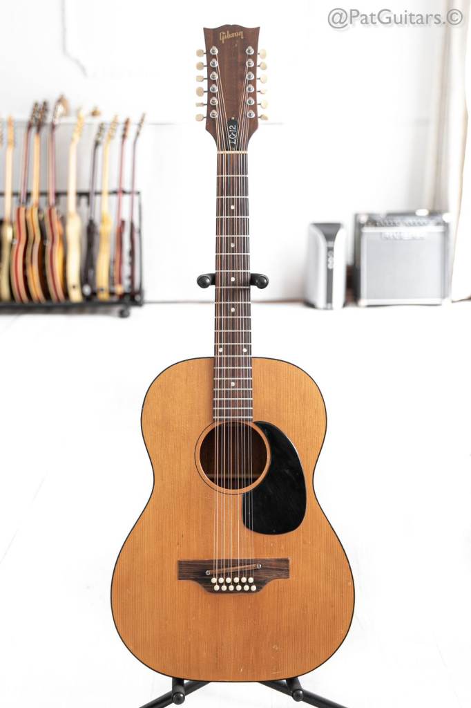 1968 Gibson LG-12 in Natural. 12 string acoustic. Vintage
