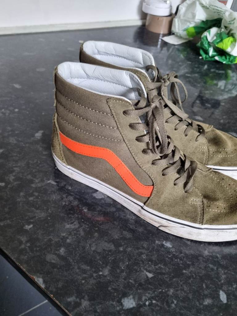 Vans - Khaki/Orange - UK 10