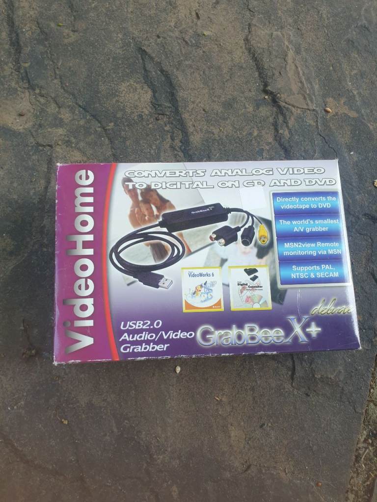 Video Home GrabBeeX+ USB 2.0 Audio/Video Grabber 