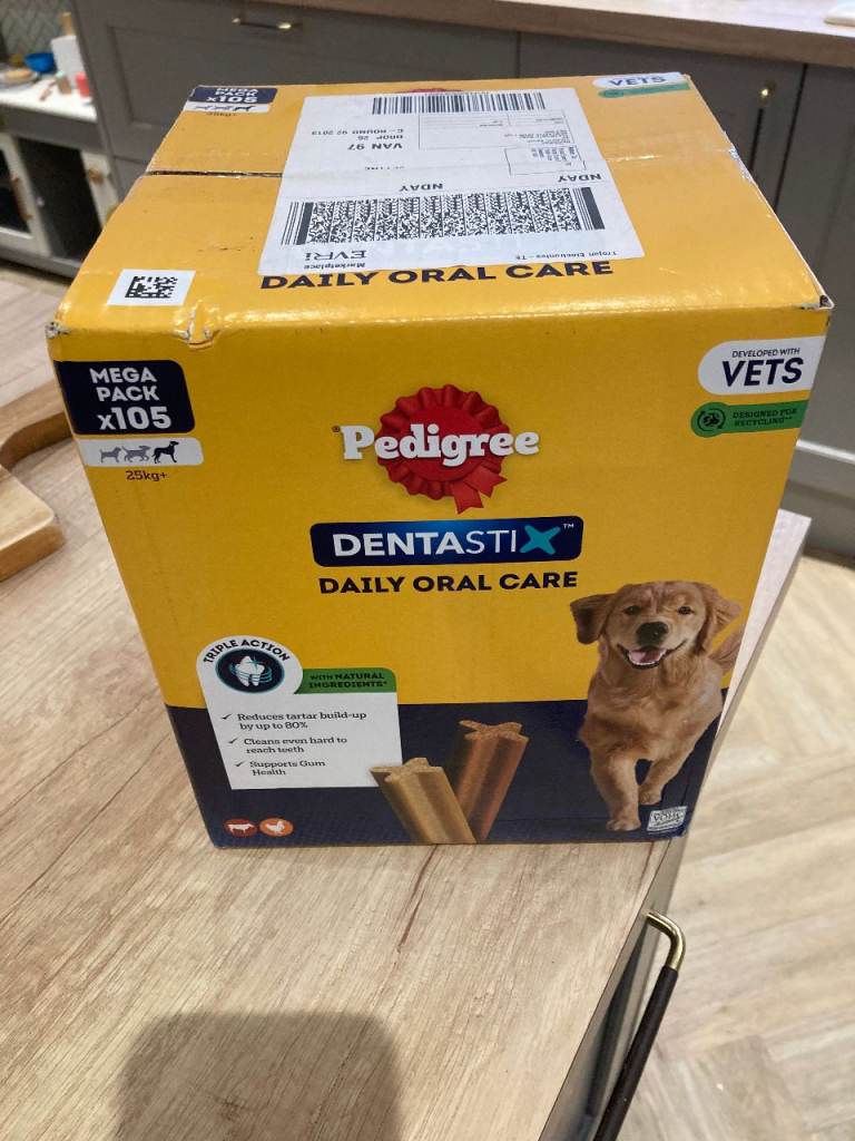 Mega Pack 105 Pedigree Dentastix for Large Dogs