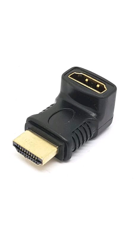 270 Degree Right Angle Angled HDMI Male to Female Adapter Connector 