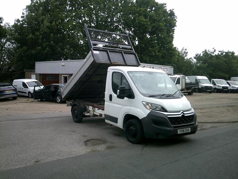 Citroen Relay TIPPER,2016,16 REG,WHITE,ONLY 72,000 MILES,1 OWNER,VERY CLEAN VAN