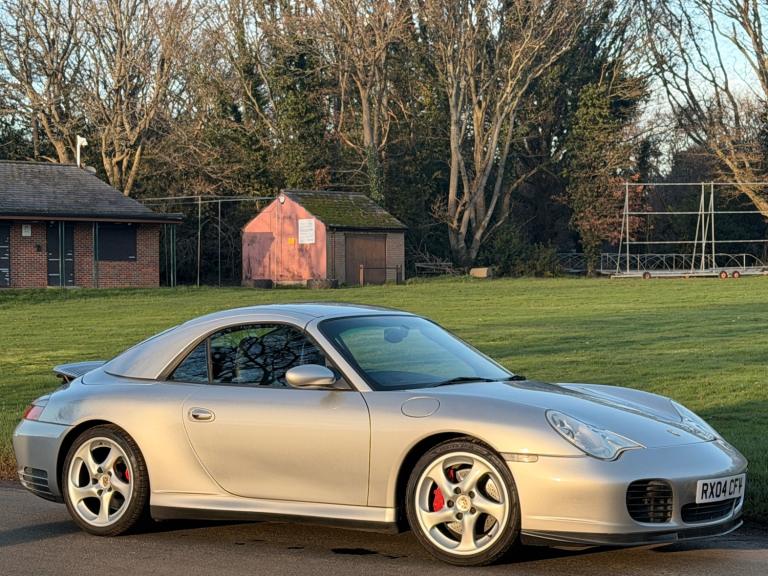 2004 [04] PORSCHE 911 3.6 CARRERA 4S TIPTRONIC S SILVER 2DR CONVERTIBLE CAB 46K 