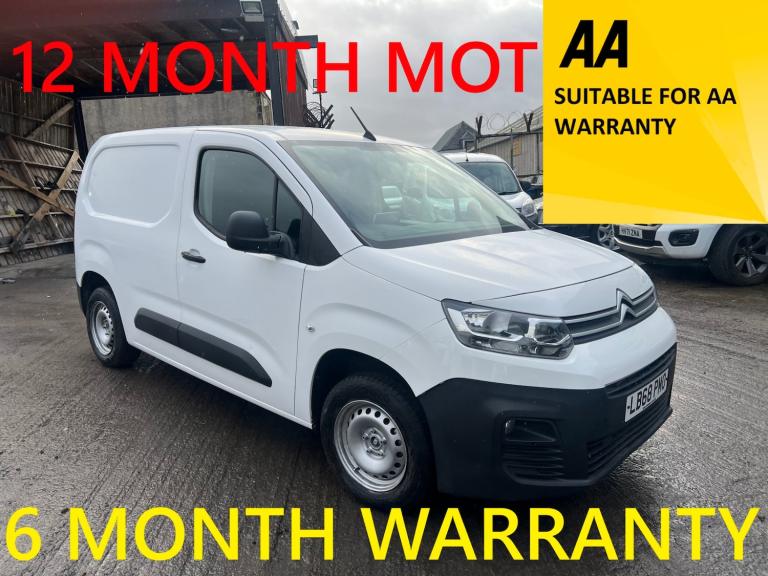 2019 Citroen Berlingo 1.6 BlueHDi 650Kg Enterprise 75ps PANEL VAN Diesel Manual