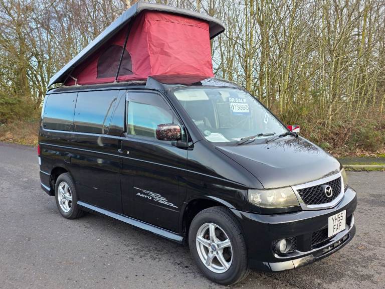 Mazda Bongo Campervan 4 berth 5 seater with rear camper conversion & pop up roof