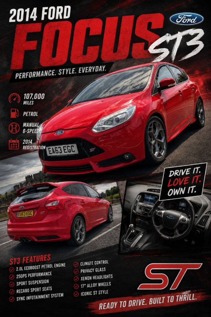 Ford, FOCUS, Hatchback, 2013, Manual, 1999 (cc), 5 doors