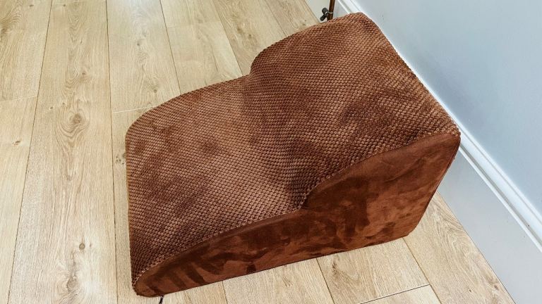 Memory foam ramp for older cats and dogs