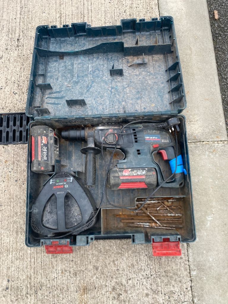 Bosch GBH 36 v Rotary Hammer Drill with Batteries and Charger