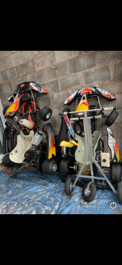 Kids bambino and adult go karts
