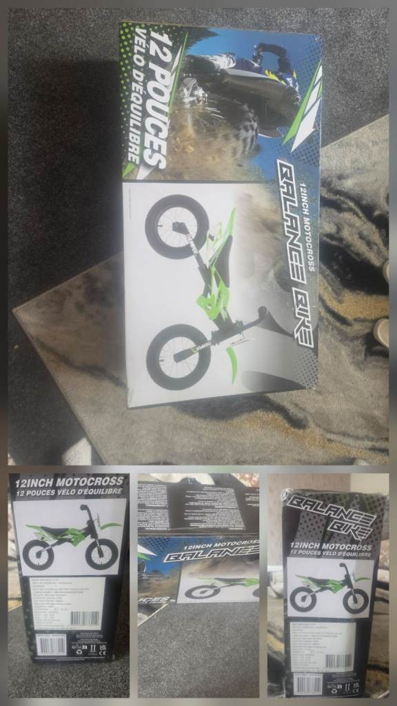 Brand New Boys Motocross Balance Bike 