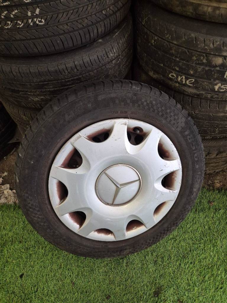 MERCEDES A & B CLASS SPARE WHEEL & COVER 185/65/R15 05-12 #1