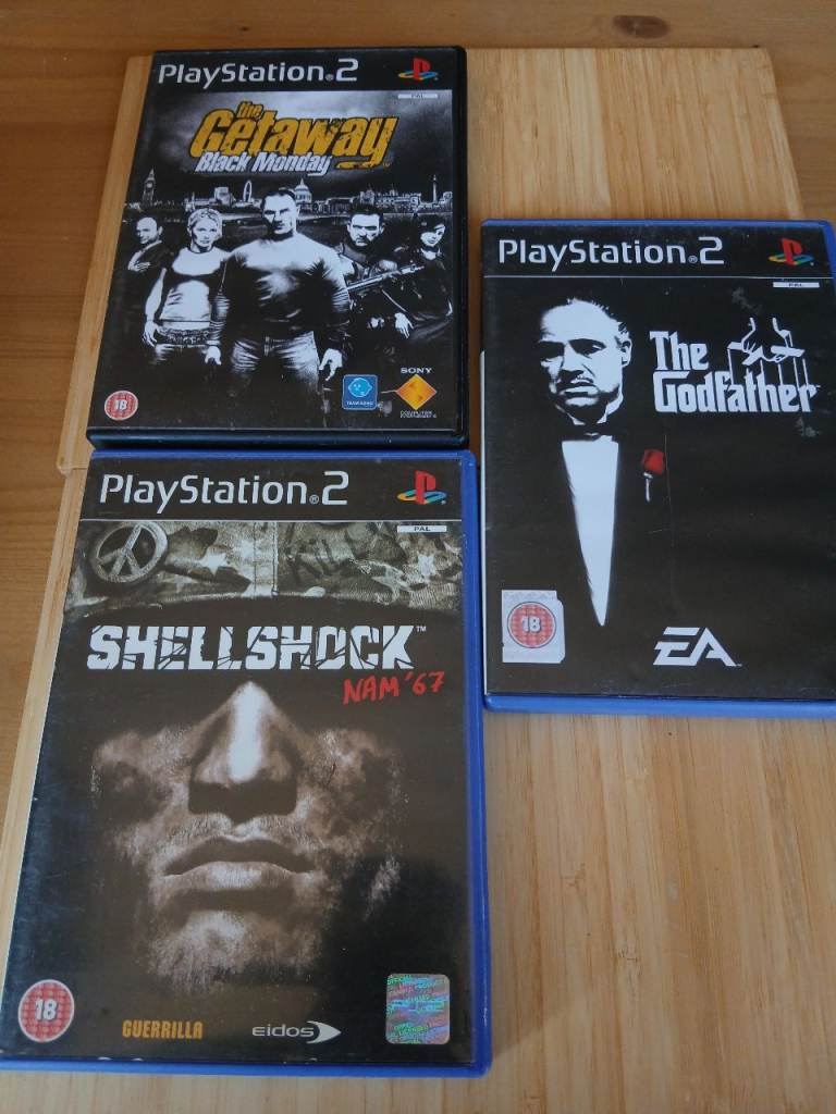 PS2 Games Bundle: The Getaway, Godfather, REDUCED