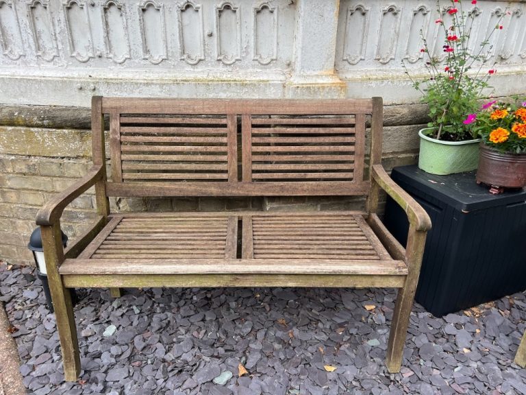 Garden bench in high quality teak 120cm