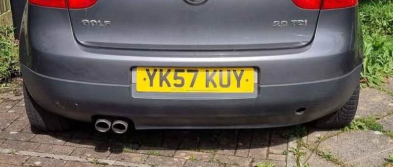 Vw golf mk5 5dr rear bumper 