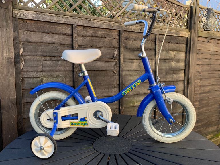 Vintage Raleigh Grizzly 12.5” Kids Bike (With Original Stabisers)