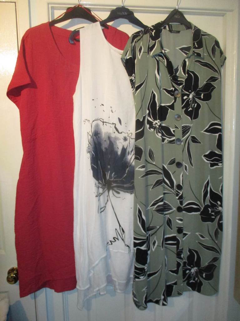 image for Three Ladies Dresses sizes 18/20 & L, all good condition, hardly worn.
