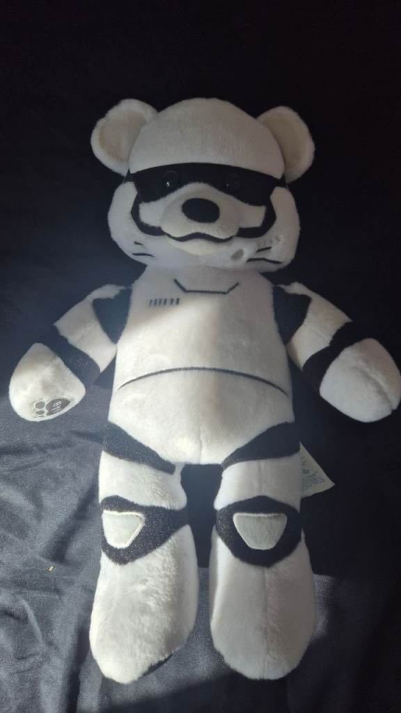 Stormtrooper build a bear soft toy from 2015