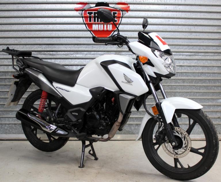 2022 22 HONDA CBF 125 M-M CB 125 F CB125F WHITE HPI CLEAR TRADE SALE NEW MOT 11K