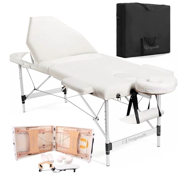 Vesgantti Portable Massage Bed Table - Beige