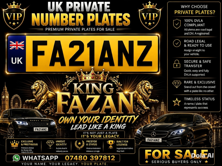 PRUVATE NUMBER PLATE FAZAN 