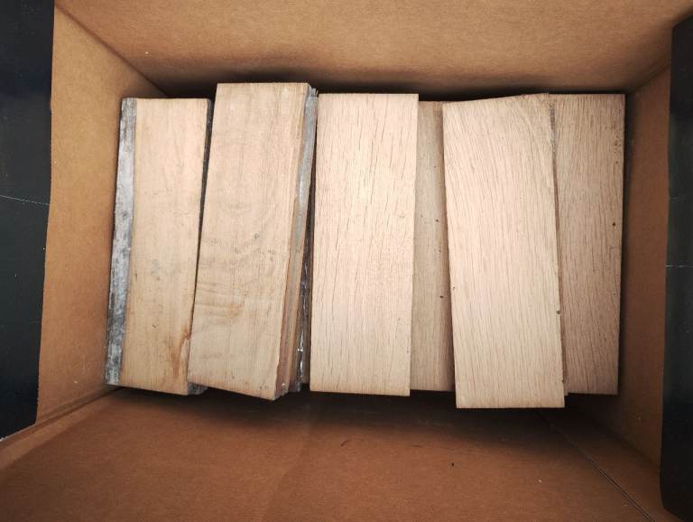 Oak woodblock flooring 