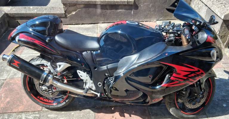 Mint condition hayabusa, unrestricted, long mot