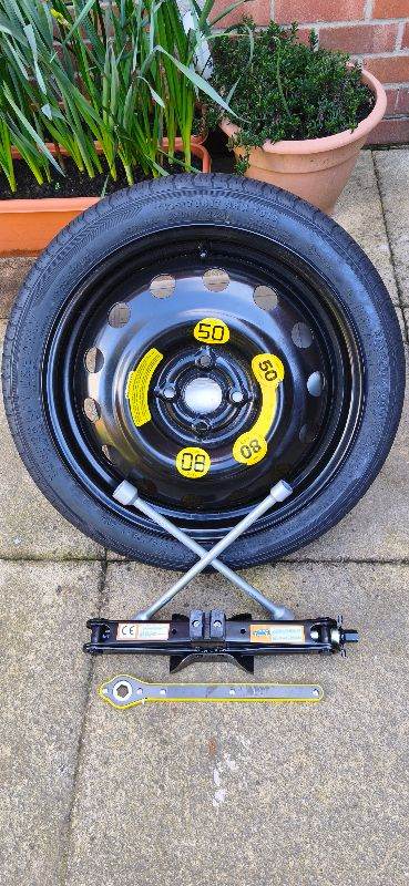 17" SPACE SAVER SPARE WHEEL + TOOL KIT COMPATIBLE WITH KIA STONIC (2017-PRESENT)