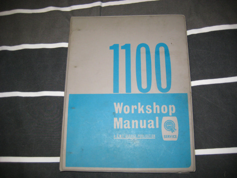 BMC 1100 and Kestrel original Workshop Manual