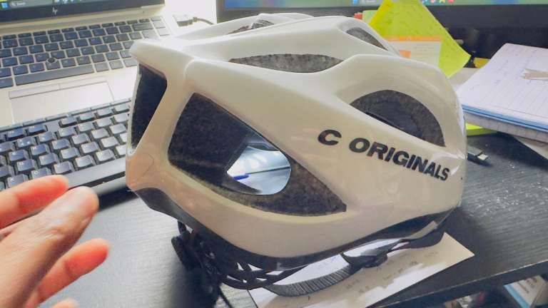 C Originals S380 Bike Helmet+Defurhome Super Bright Bike Light Set