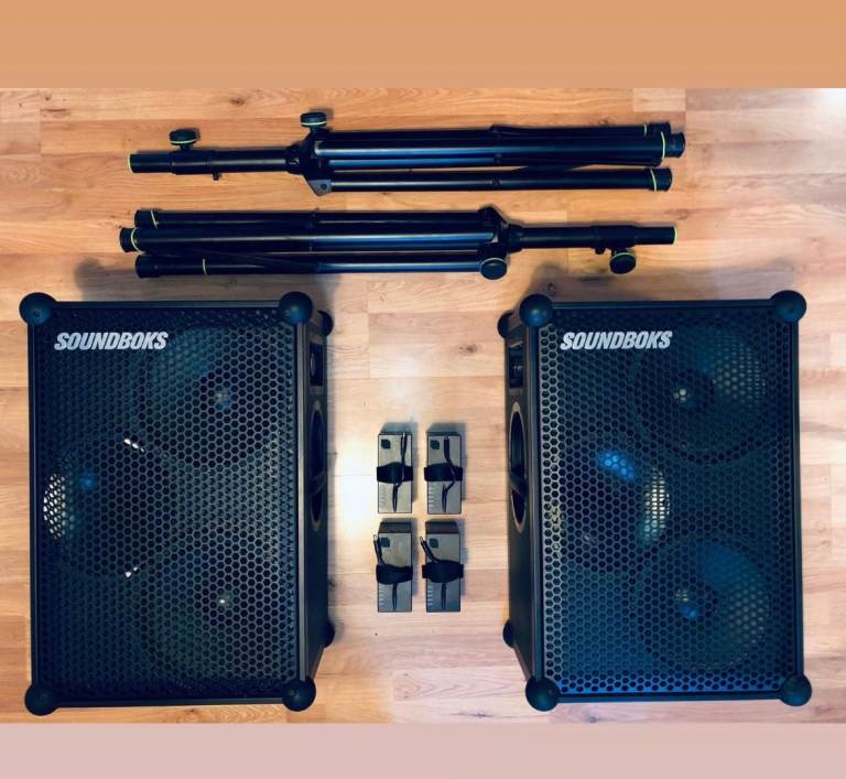 2x Soundboks (Wireless Speakers)