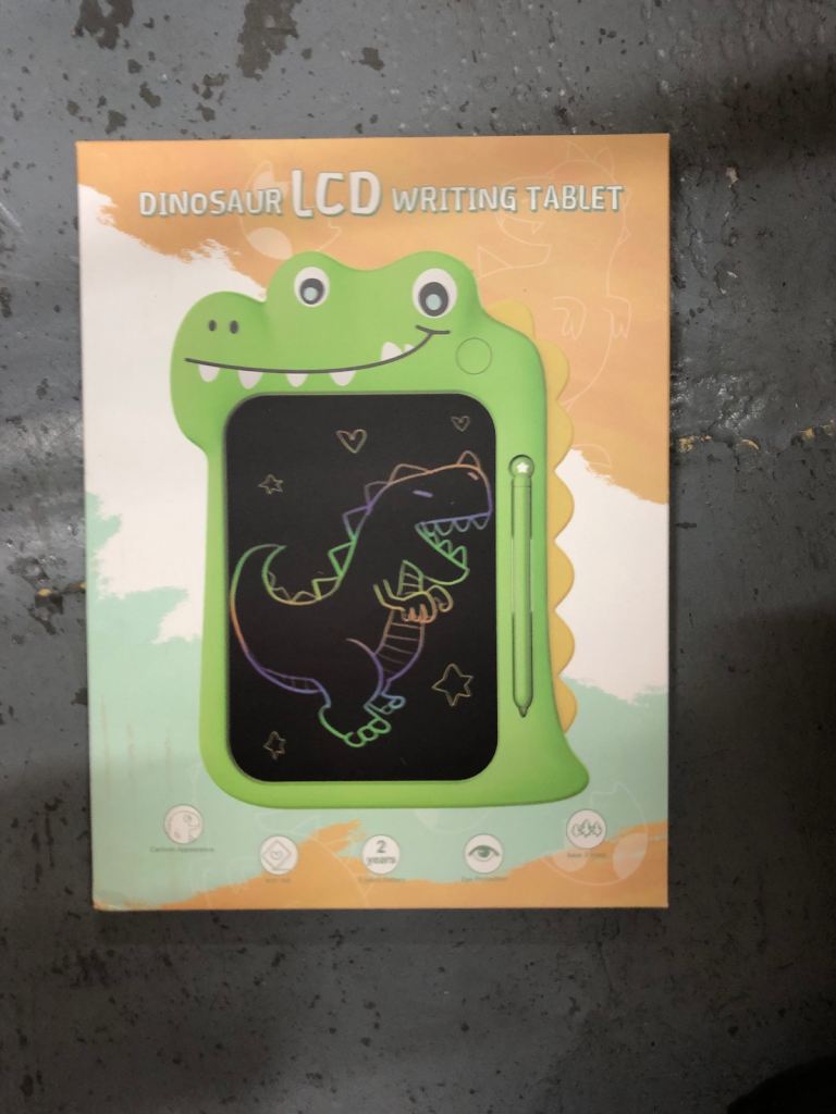 Dinosaur LCD Writing Tablet for Kids - Brand New