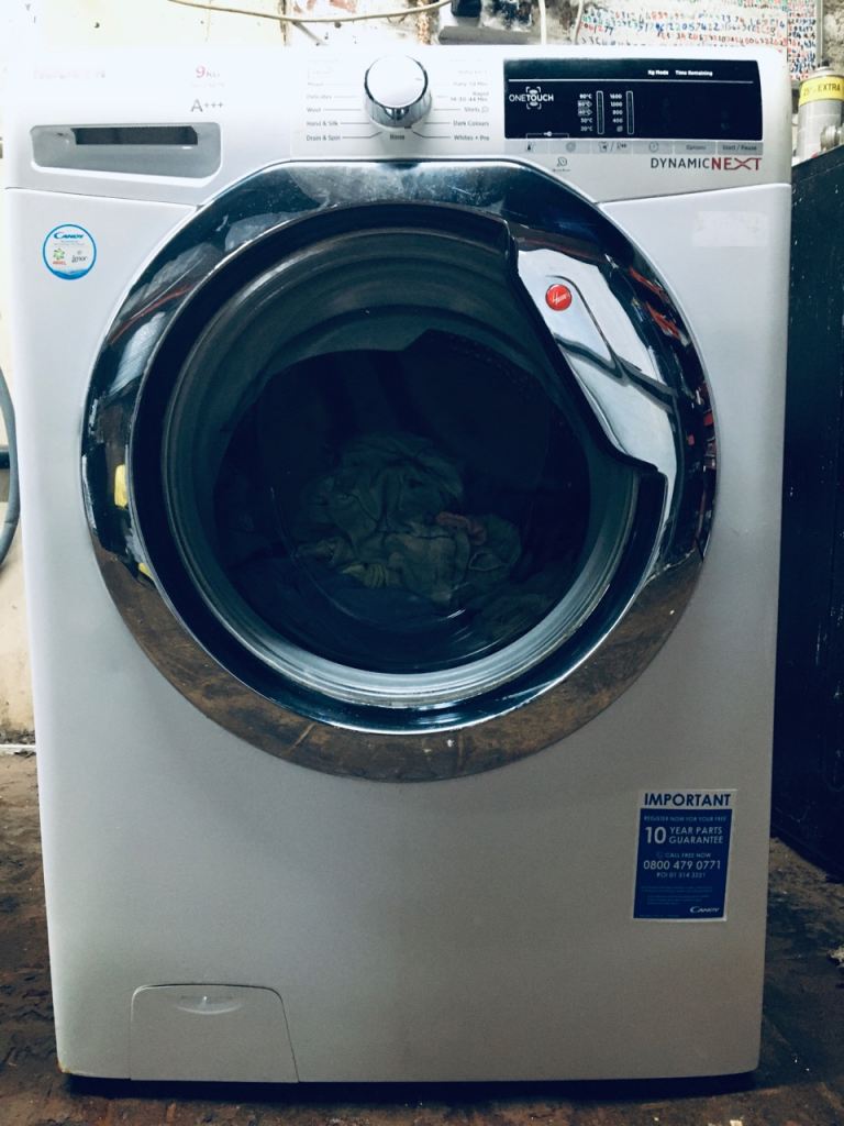 Hoover Dynamic 9kg 1600 spin White A+++ LCD Washing Machine 1 YEAR WARRANTY DELIVERY AVAILABLE