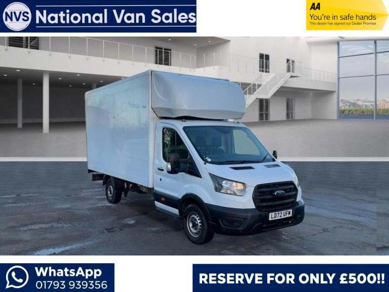 2022 Ford Transit 2.0 350 EcoBlue Leader Luton 3dr Diesel Manual RWD L4 Euro 6 (s/s) (130 ps) CHA...