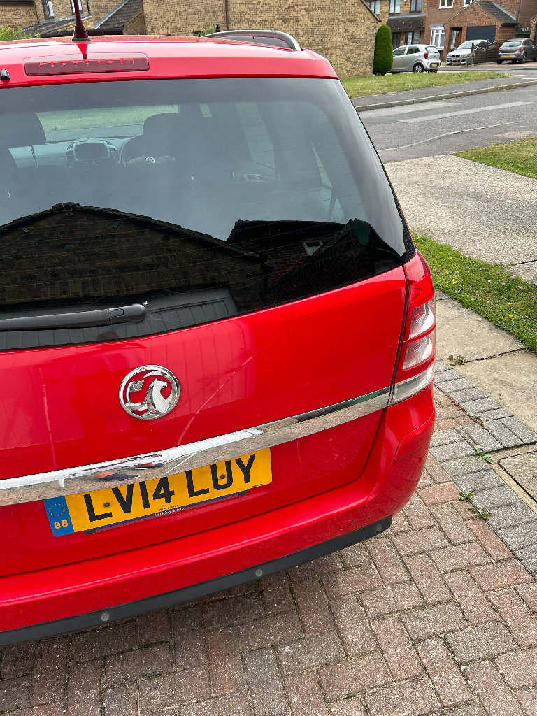 Vauxhall, ZAFIRA, MPV, 2014, Manual, 1796 (cc), 5 doors