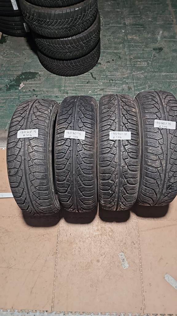  4X 195/65 R15 T Uniroyal MS Plus 77 (6-8.5mm)