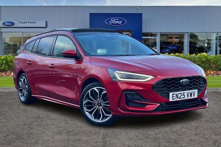 2025 Ford Focus 1.0T EcoBoost MHEV ST-Line X Estate 5dr HEADS-UP DISPLAY, PANORAMIC SUNROOF Estat...