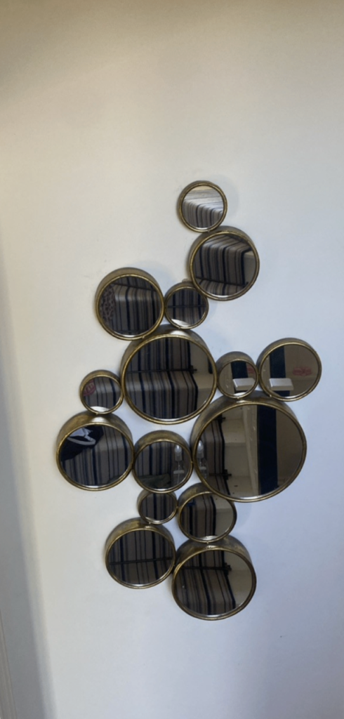 Decorative Gold / Antique Brass Mirror Wall Art