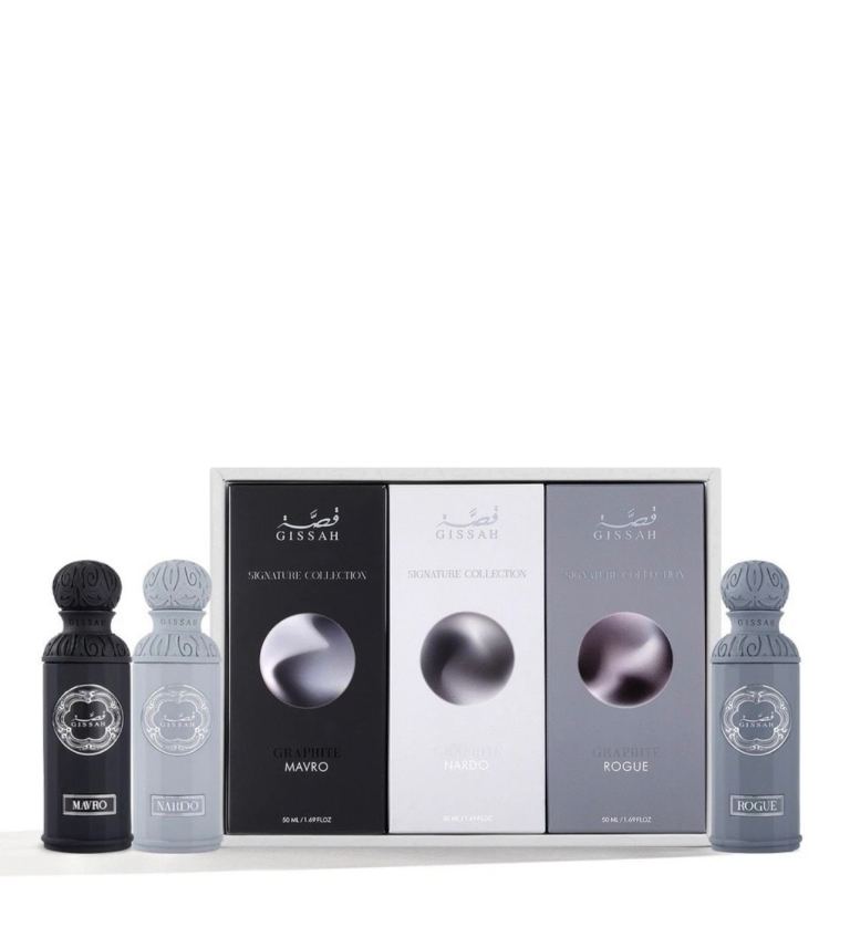 Gissah Signature Collection Perfume Set - Mavro, Nardo, Rogue