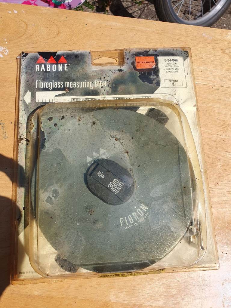 RABONE 30 metre Fibreglass Measuring Tape 