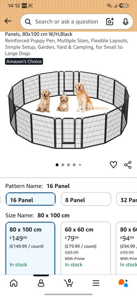 Puppy playpen 