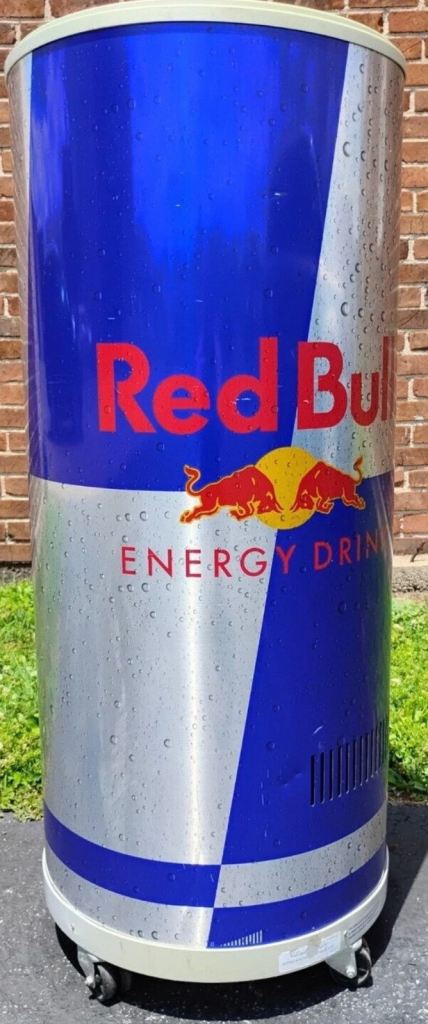 Red bull can fridge cooler 