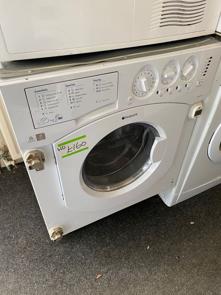 ✅🚚WHITE HOTPOINT ALL IN ONE BUILT IN WASHER DRYER £160 CAN DELIVER